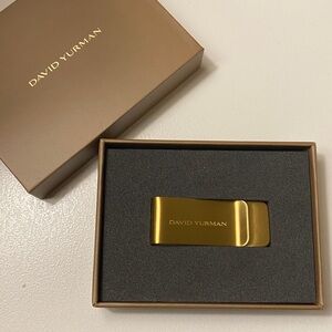 David Yurman Gold Money Clip